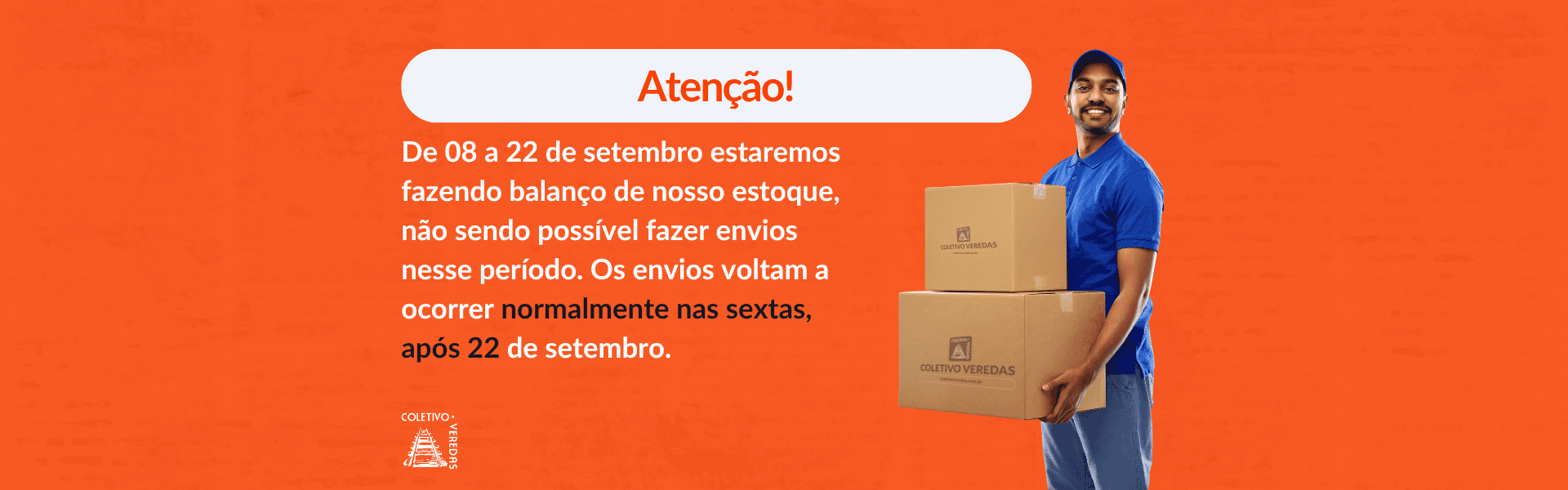 suspensão temporária de envios